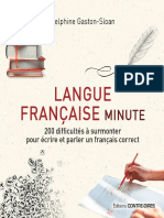 Langue Française Minute 200 Difficultés À Surmonter