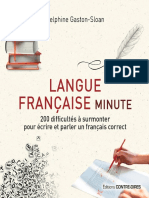 Langue Française Minute 200 Difficultés à Surmonter