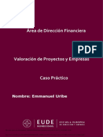 EMMANUEL URIBE Caso PR Ctico Valoraci N de Proyectos y Empresas PDF