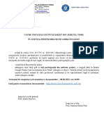 Anunț către școli - înscrierea elevilor la etapa județeană a olimiadei de limba engleză