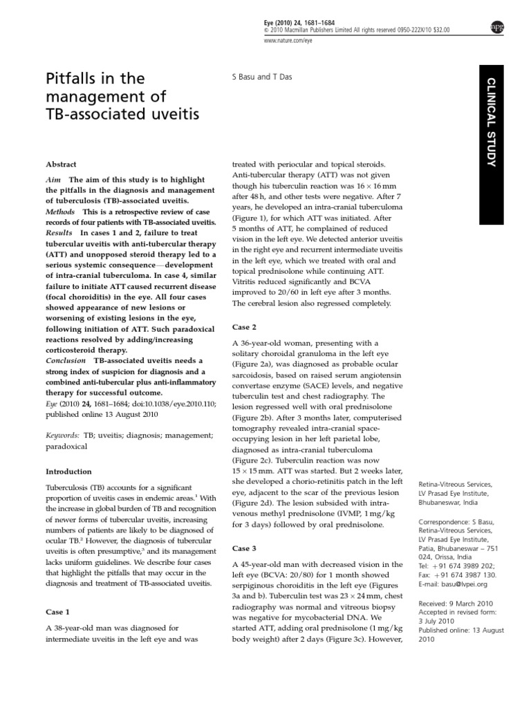TB Treatment | PDF | Tuberculosis | Medicine