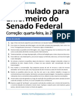 1 Simulado para Enfermeiro Do Senado Federal