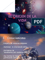 Origen de La Vida 1