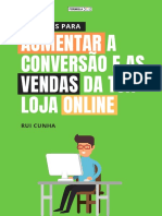 Ebook 20 Passos para Aumentar A Conversão e As Vendas Da Tua Loja Online