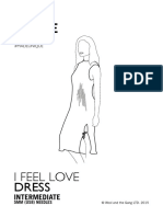 I Feel Love Dress Pattern IFLDRE02 UK