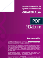 Estudio de Opinión de Figuras Presidenciales