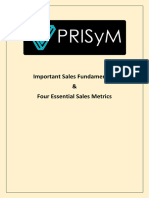 PRISyM - Sales Fundamentals & Metrics