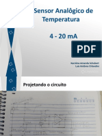 Sensor Analôgico de Temperatura 4 - 20 Ma