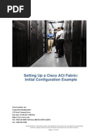 Cisco ACI Initial Deployment Cookbook 1