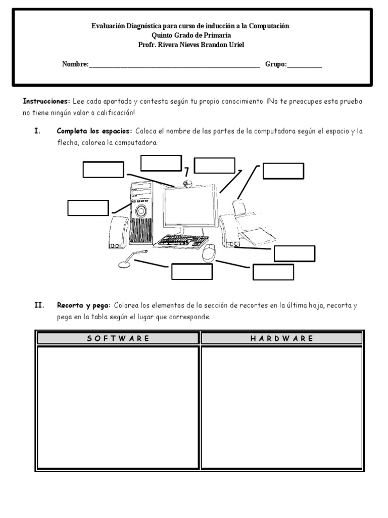Actividad de Computación para Niños | PDF | Sistema operativo ...