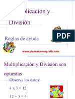 multiplicacion y division