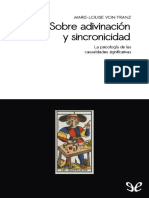 Sobre adivinaciÃ³n y sincronicidad (Marie-Louise von Franz [Marie-Louise von Franz]) (z-lib.org)