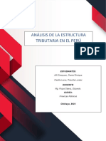 Informe Anã¡lisis de La Estructura Tributaria en El Peru - Avance 3