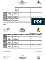 Horario Segundo Grado