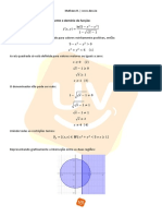 Determinar o domínio da função f(x,y)=ln(5-x^2-y^2)/(1-√x-1