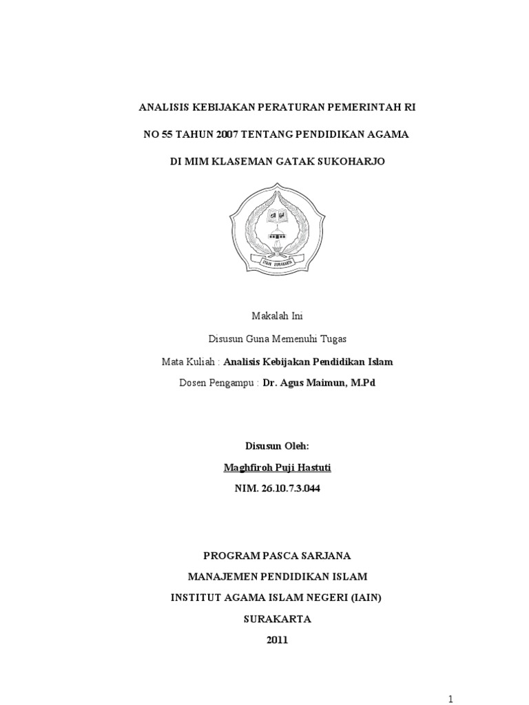 Gambar Makalah Pendidikan Islam di Indonesia