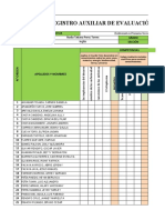 Registro auxiliar de evaluación inglés primaria secundaria