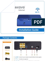 Home Modem - Internet - Installation - Guide - CGN-RES