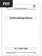 SAP-Solution Manager Manual