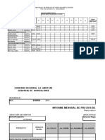 Informe Mensual de Precios de Venta de Fertilizantes