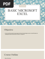 Microsoft Excel Tutorial Introduction