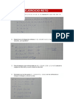 Ejercicios Reto Semana 04 Matematica