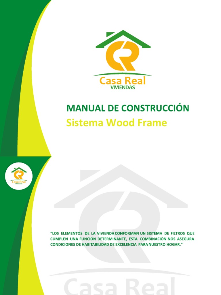 Detalles del Sistema Wood Frame | PDF | Diseño arquitectonico ...