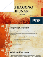 Bagong Lipunan (Panitikan Report)