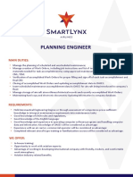 Smartlynx Vacancy Planning-Engineer