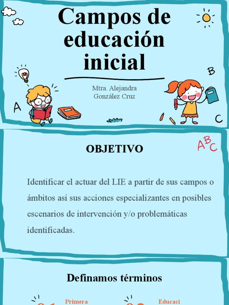 Campos de Educacion Inicial | PDF | Educación de la primera infancia ...