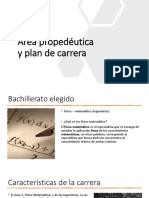 Area Propedeutica y Plan de Estudió