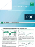 Russia: Steady For 2011-12: Julia Tsepliaeva (+7495-7856022) Yury Eltsov (+7495-2258940) July 2011