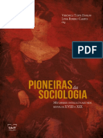 Pioneiras Da Sociologia eBook