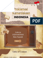 Indonesian Independence Proclamation Document