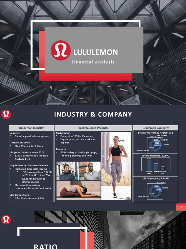 Lululemon Financial analysis PDF Stock Valuation Revenue
