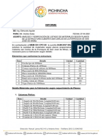 Informe Listado de Materiales Estructura