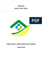 Panduan Kerja Unit Rawat Inap Anak 2022