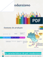 Características Do Pré-Modernismo