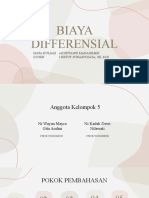 BIAYA DIFFERENSIAL MATA KULIAH AKUNTANSI MANAJEMEN