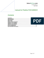 Firstline FCS12000CH Manual