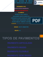 Tipos de Pavimentos Equipo 2