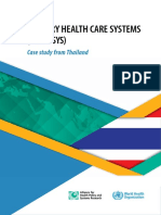 Primary Health Care Systems PRIMASYS - Thailand