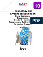 Tle10 He Dressmaking q3 Mod2 Preparingandcuttingmaterialsforladiestrousers v3-1