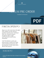 Hukum Pre Order (Qna)