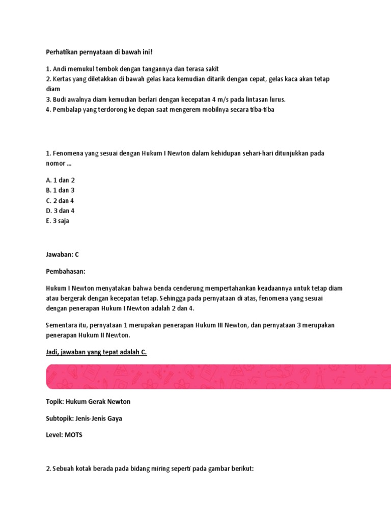 Soal Fisika Kls 10 Pdf