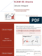 2.4. Integrales de Funciones Exponenciales