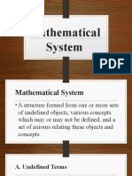 Mathematical System