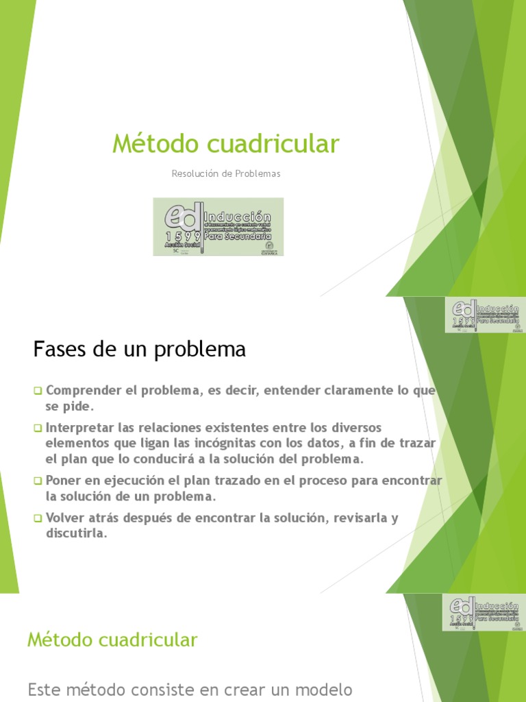 Método Cuadricular en Matemáticas | PDF | Métodos y materiales de enseñanza