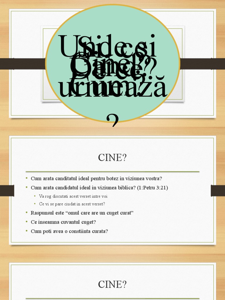 Lectii Botez | PDF