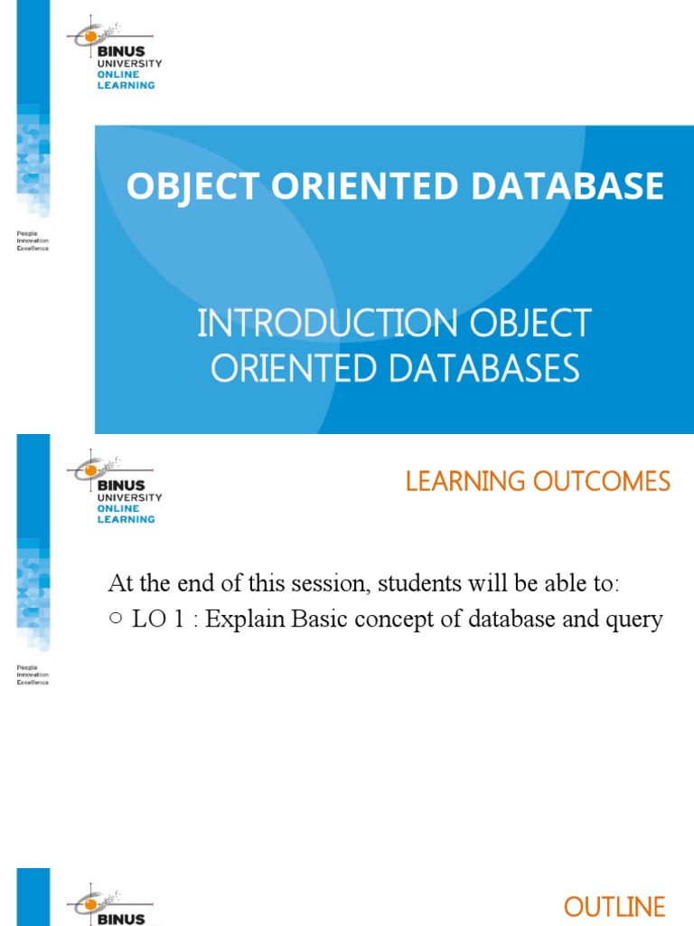 Understanding Object-Oriented Databases | PDF | Conceptual Model ...